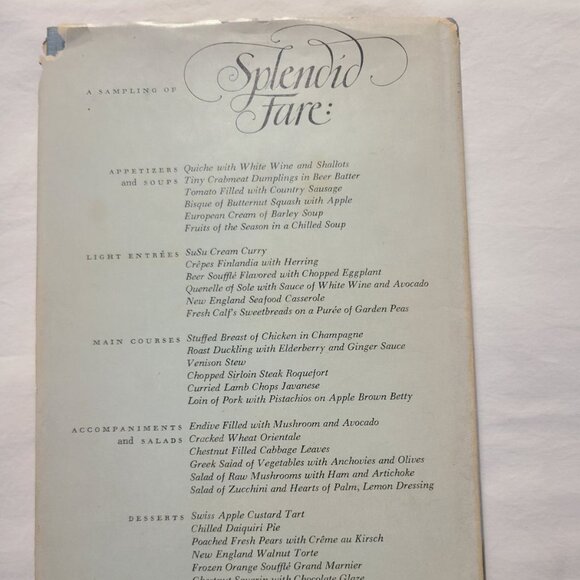 Splendid Fare, The Albert Stockli Cookbook by Albert Stockli, 1970, Hardcover - Picture 6 of 7